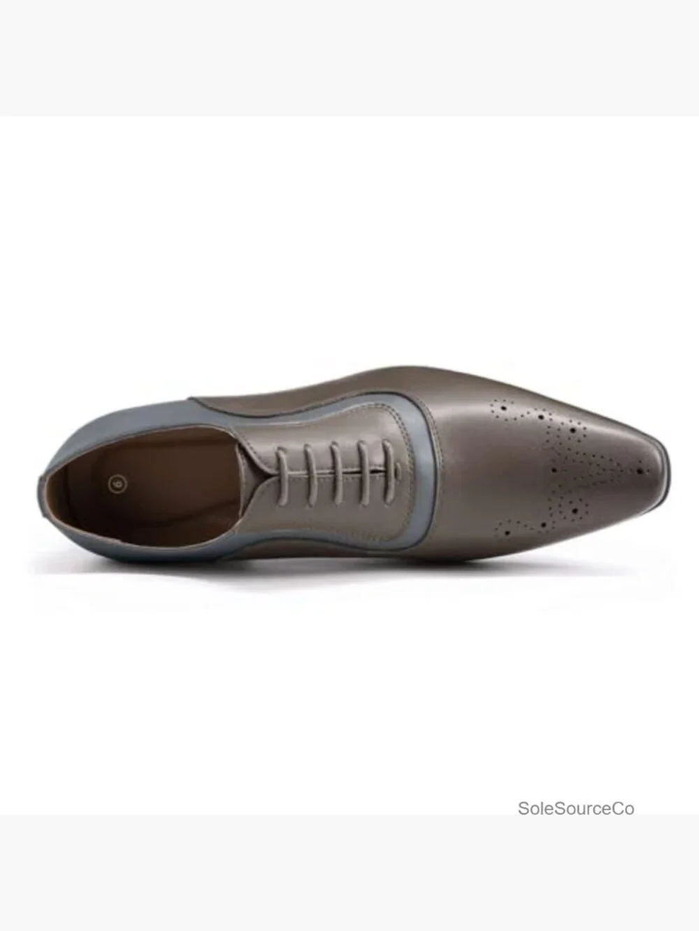 Men's Dress Oxfords Cap Toe Formal Shoes Lace Up Non-Slip Sole Cushioned Insole